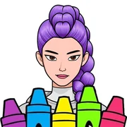 kpop hunter coloring